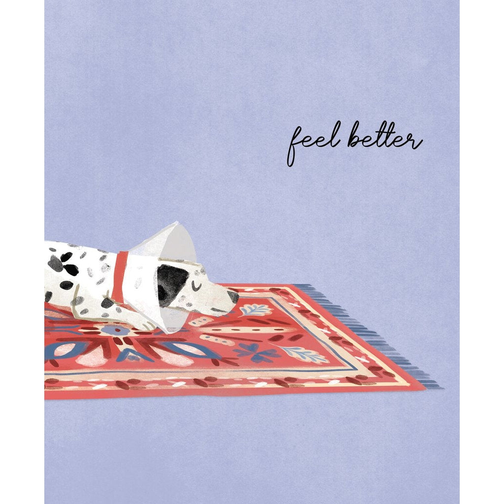 Feel Better Dalmatian Pop Up Card greeting card