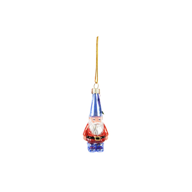 Tiny Gnome Ornament - Purple