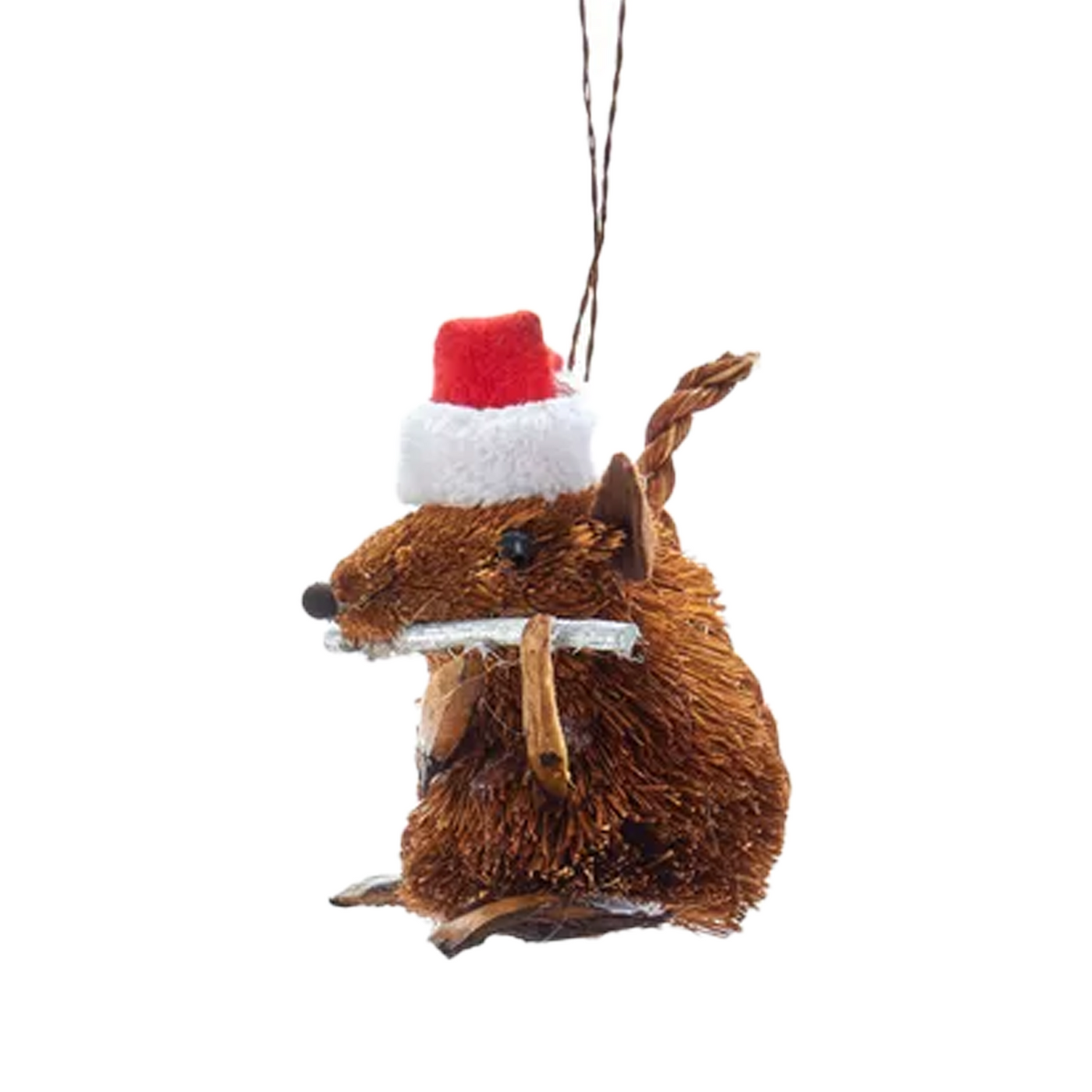 Caroling Mouse Buri Ornament - Flute Player