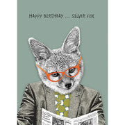 Silver Fox Birthday Card - Just Fabulous Palm Springs