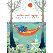 Hammock Birthday Card - Just Fabulous Palm Springs
