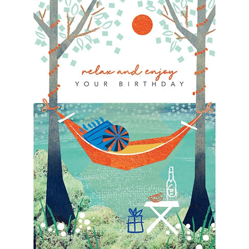 Hammock Birthday Card - Just Fabulous Palm Springs