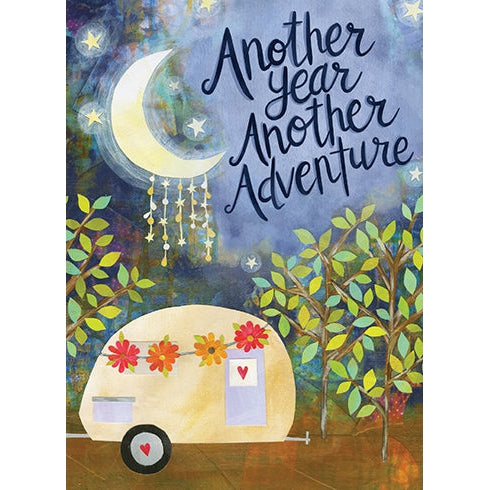 Another Year Another Adventure Anniversary Greeting Card - Just Fabulous Palm Springs