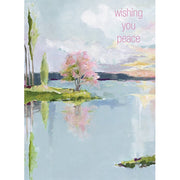 Cherry Tree Sunset Sympathy Greeting Card - Just Fabulous Palm Springs