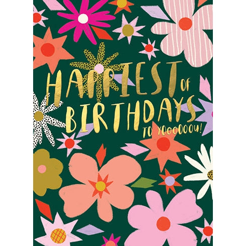Birthday Flowers Birthday Card