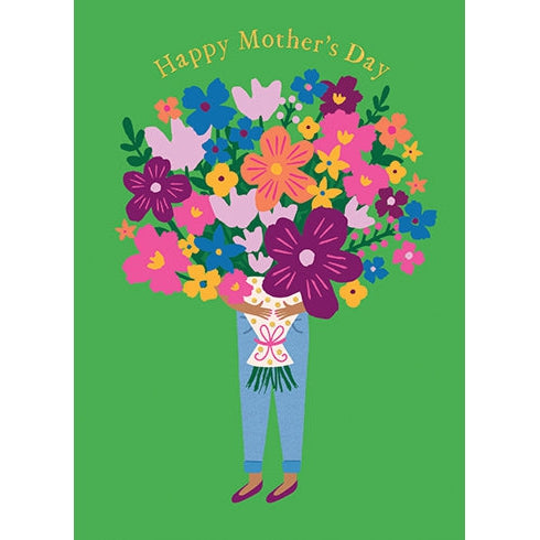 Bunch Of Flowers Mother's Day Greeting Card