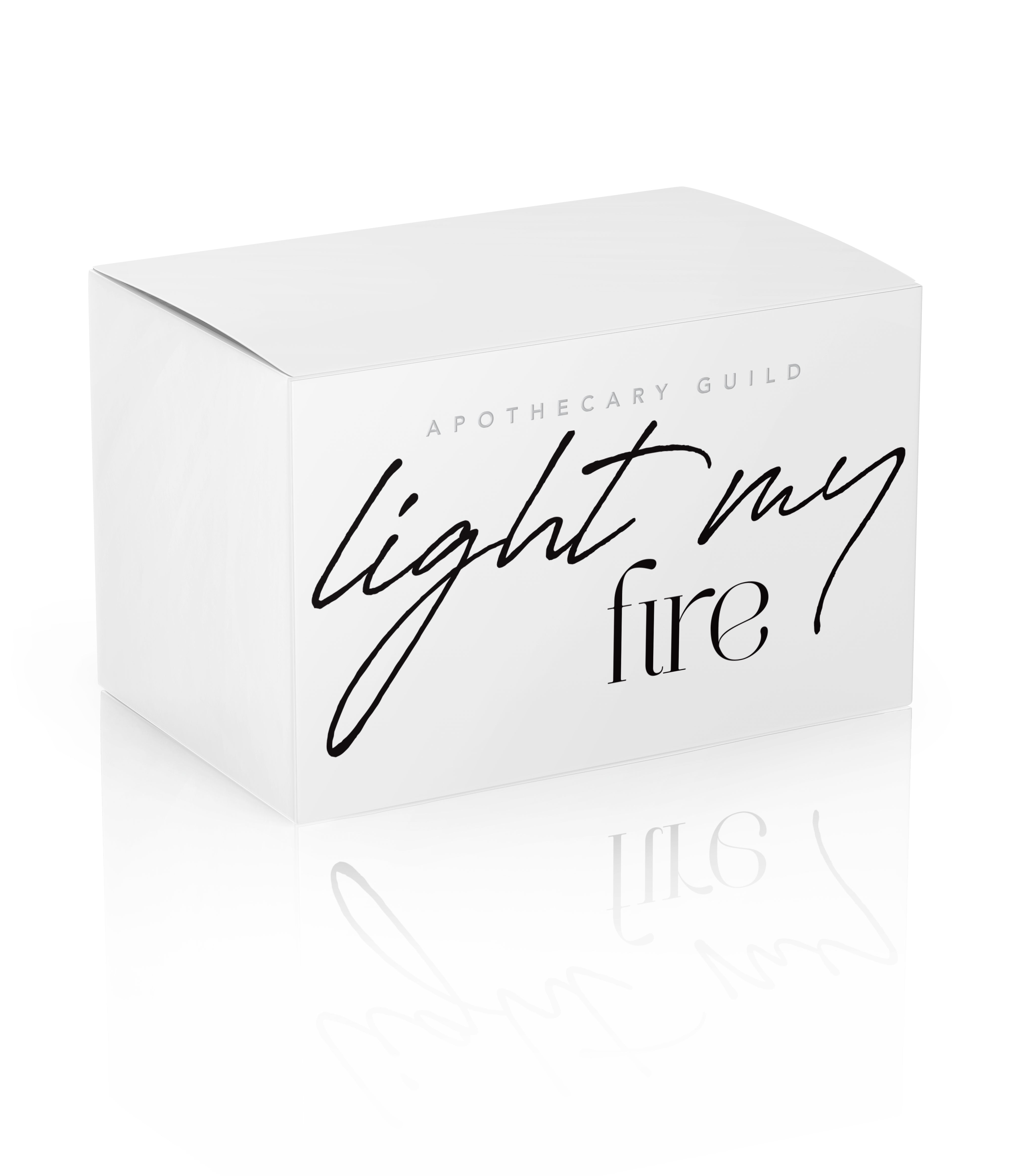 Light My Fire White Tip Match Set In Apothecary Jar - Just Fabulous Palm Springs
