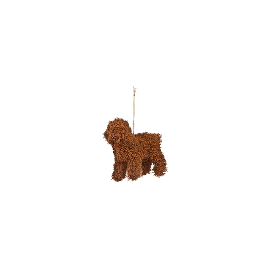Poodle Ornament - Chocolate