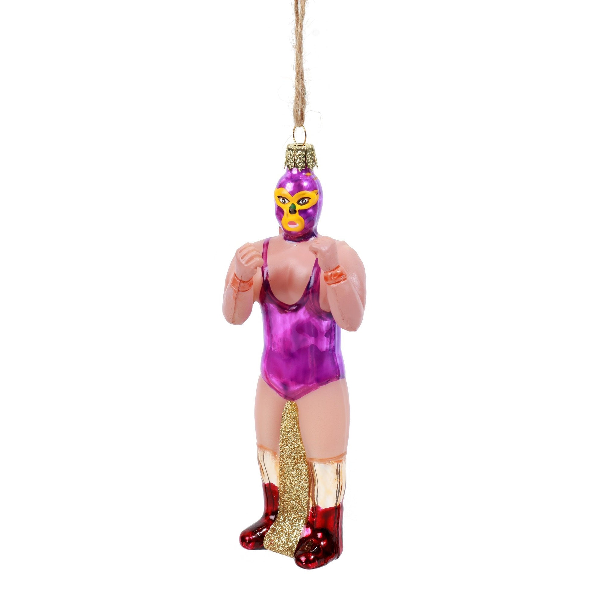Luche Libre Ornament - Purple