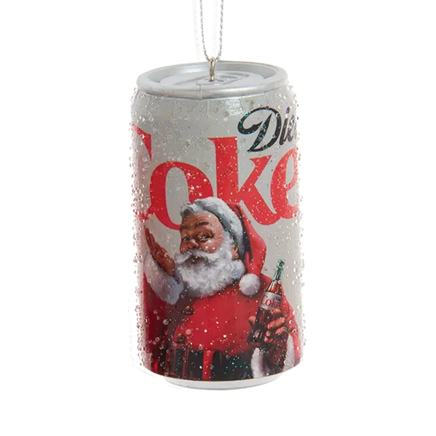 Coca Cola Santa Can Ornament - Diet Coke