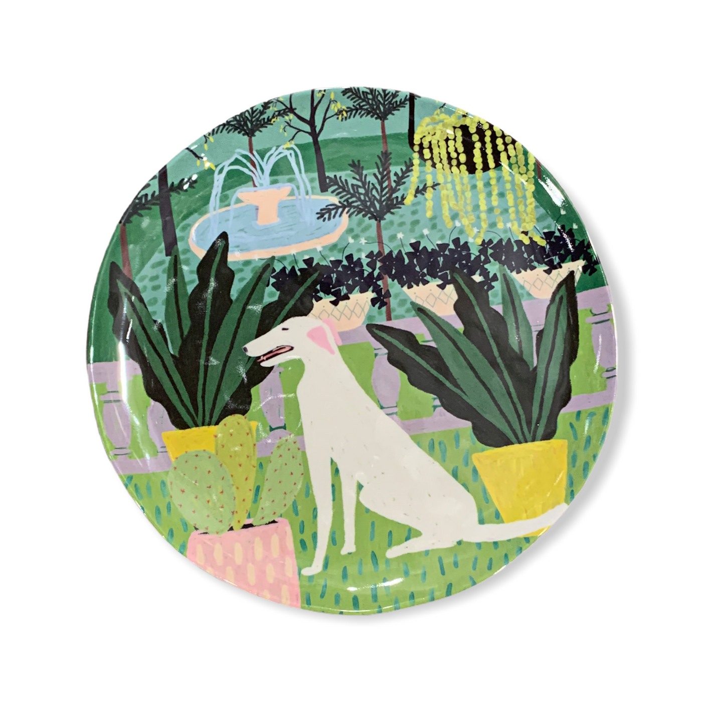 Dog Decorative Plate - Greyhound