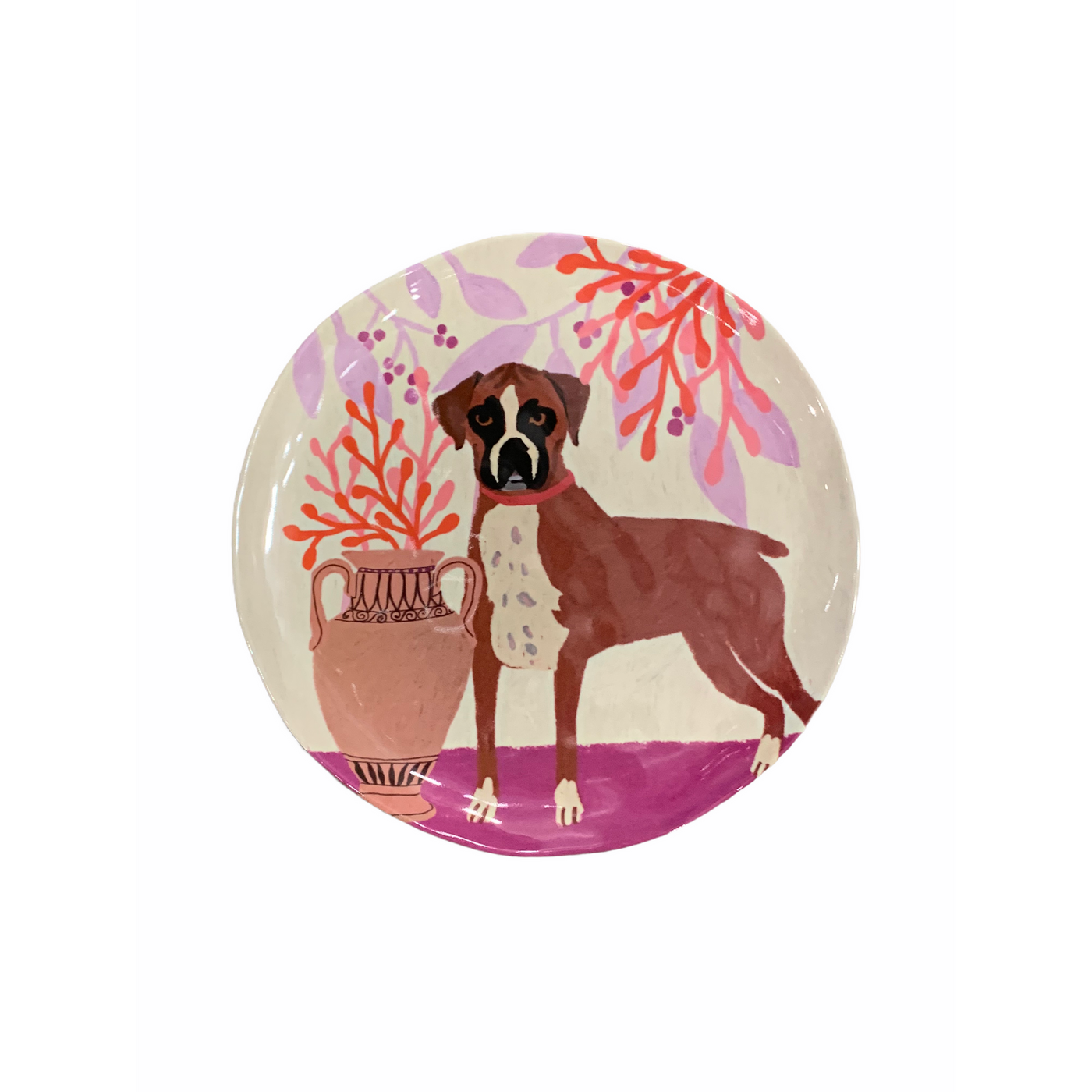 Dog Decorative Plate - Boxer