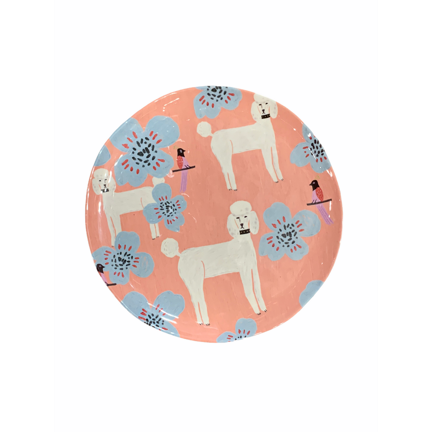 Dog Decorative Plate - Poodle