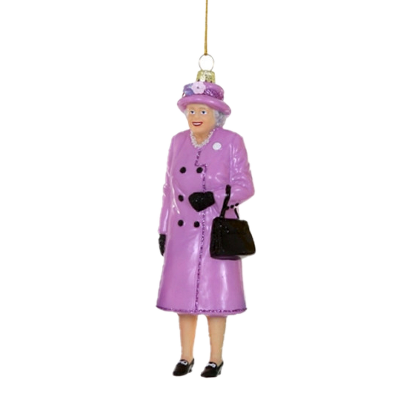 Queen Elizabeth II Ornament - Pink