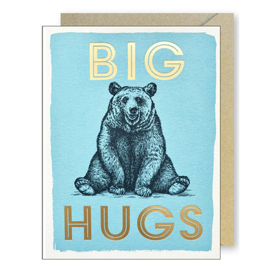 Big Hugs Bear greeting card