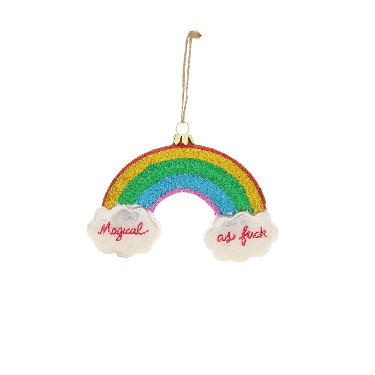 Magical AF Rainbow Ornament