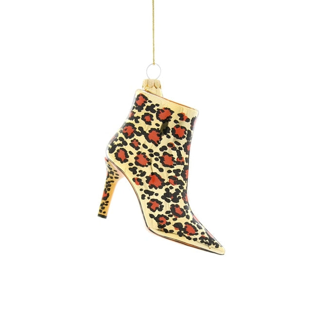 Leopard Stiletto Boot Ornament