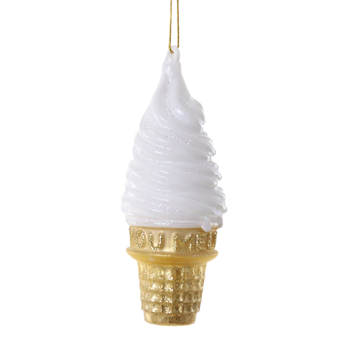 You Melt My Heart Ice Cream Cone Ornament
