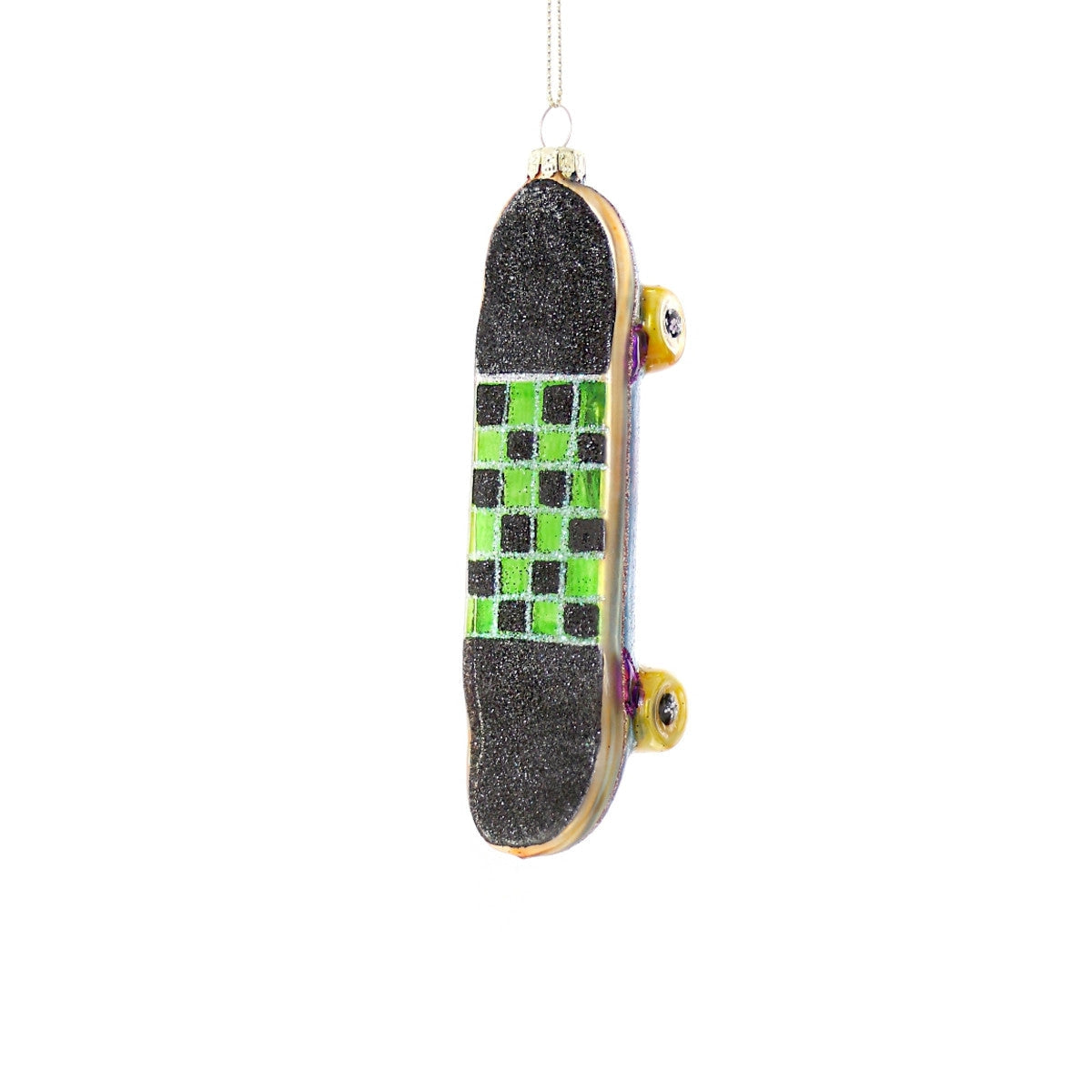 Skateboard Green Ornament