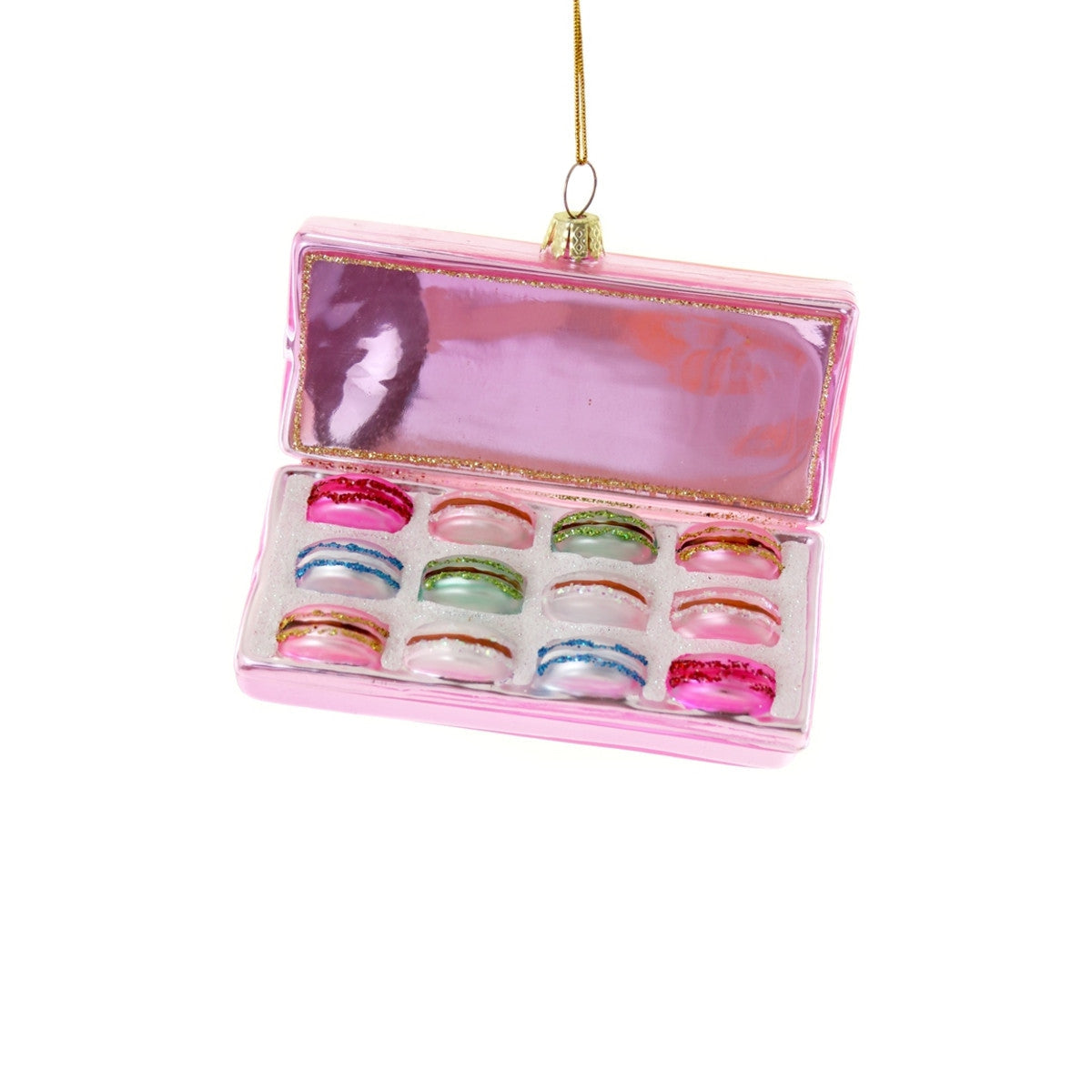 Box Of Macarons Ornament - Pink