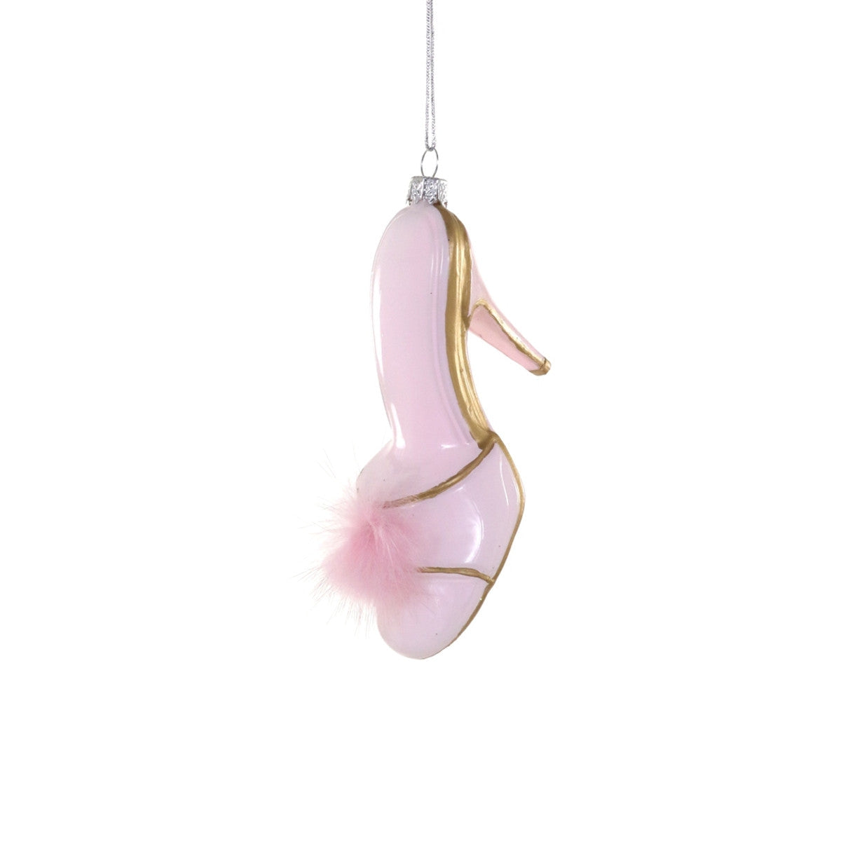 Boudoir Mule Ornament - Light Pink