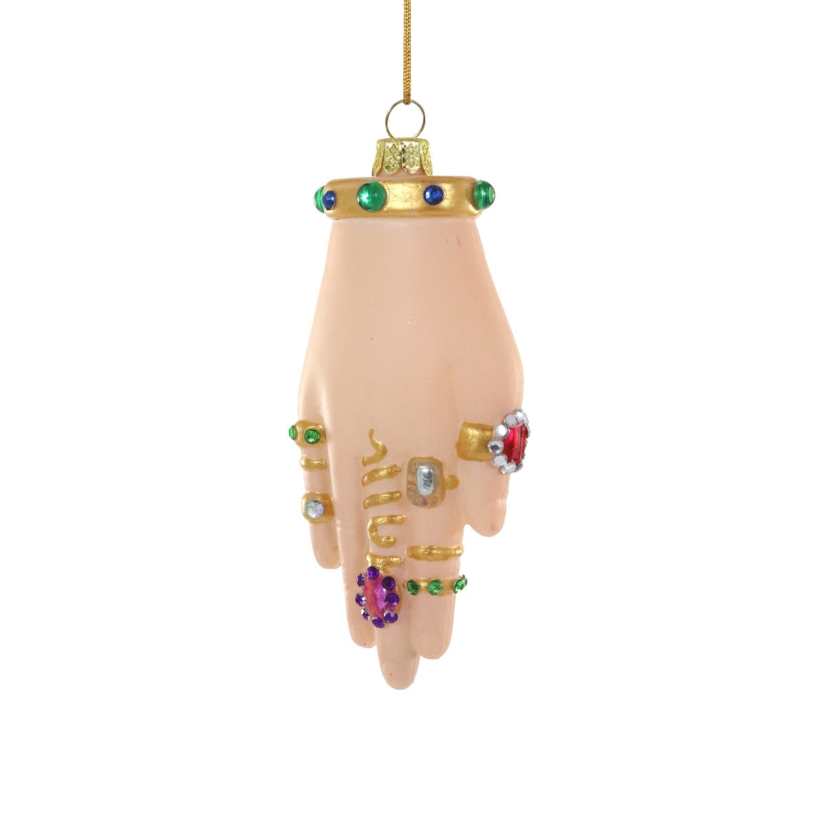 Hand With Jewels Ornament