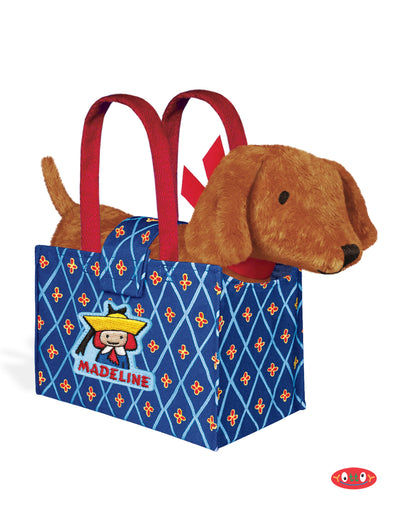 Genevieve The Dog In Madeline Tote Bag 9"
