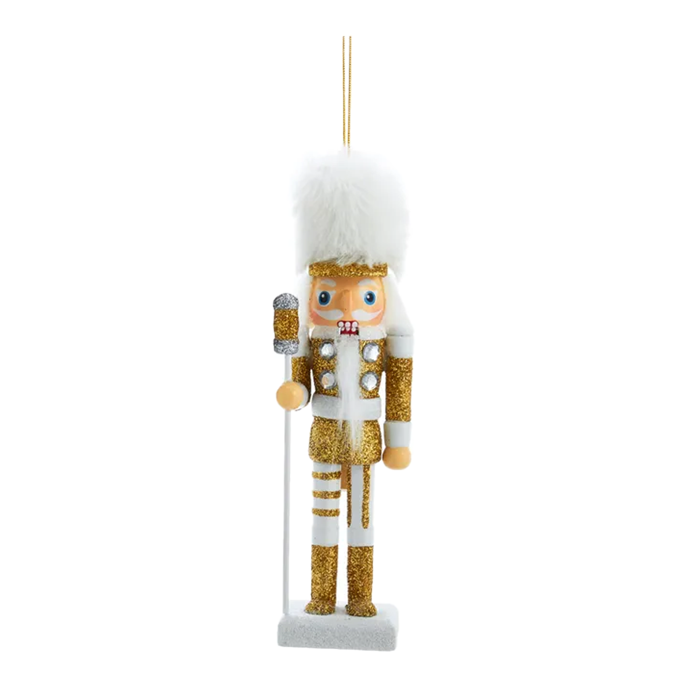 Hollywood Nutcracker Ornament - Gold