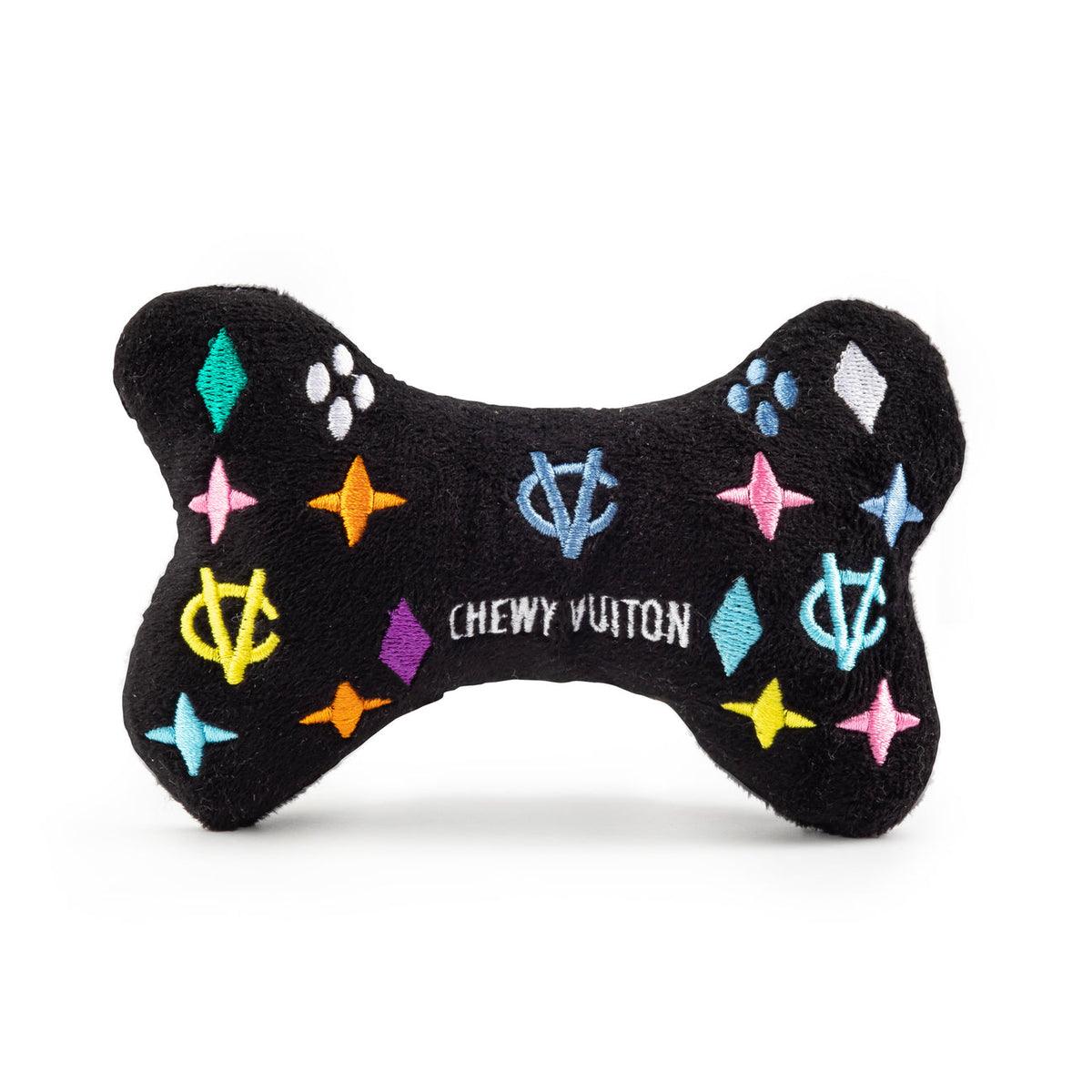 Black Monogram Chewy Vuiton Bone Toy Small