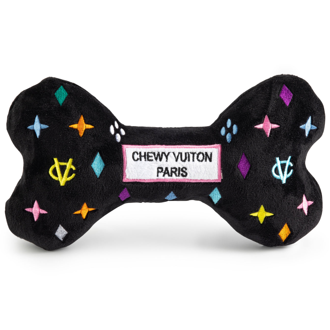 Black Monogram Chewy Vuiton Bone Toy - XL