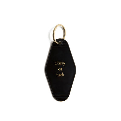 Classy As Fuck Key Tag keychain