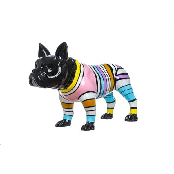 Bulldog With Color Stripe ceramic