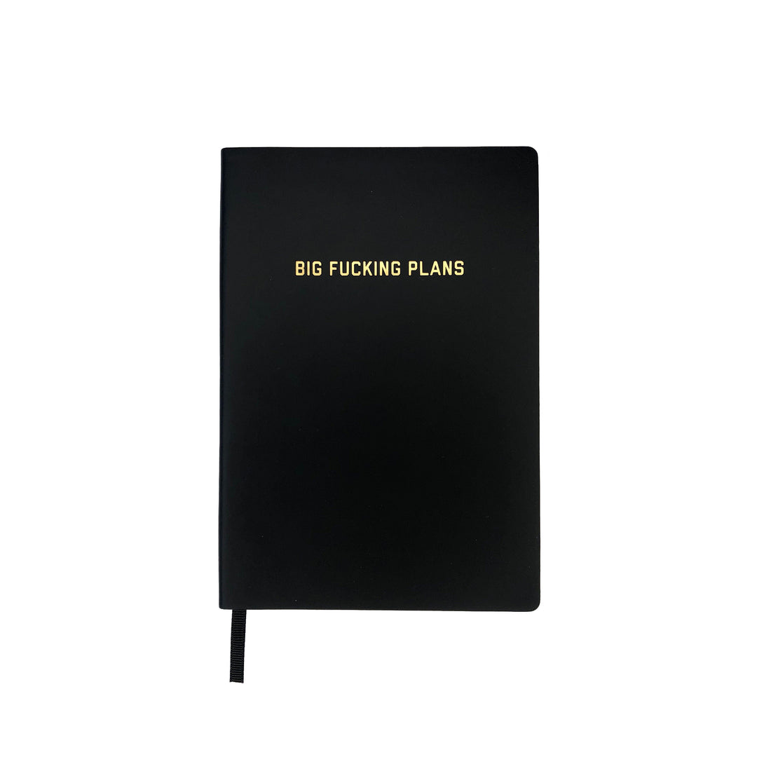 Big F*cking Plans Dotted Journal - Black