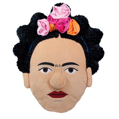 Frida Kahlo Stuffed Portrait pillow