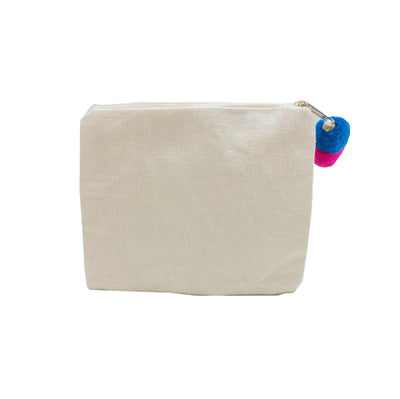 Colorful Paw Print Beaded Coin Pouch