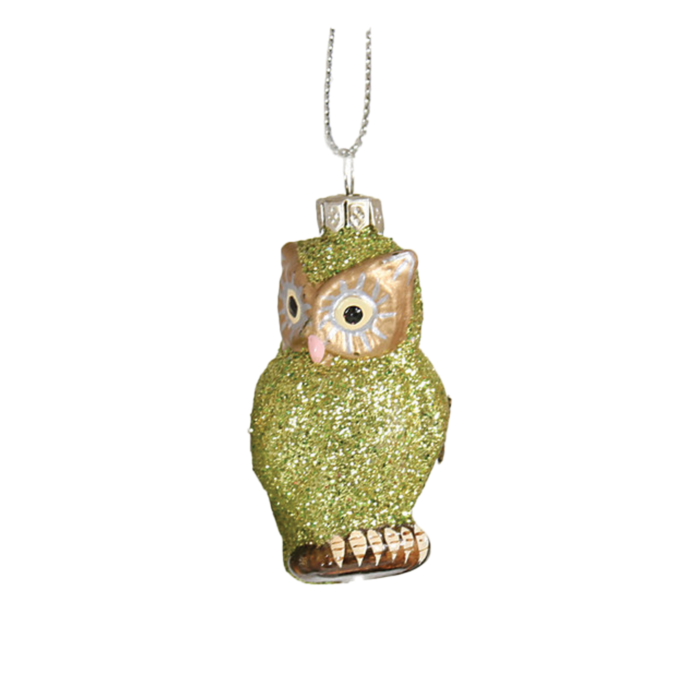 Tiniest Owl Woodland Ornament - Light Green