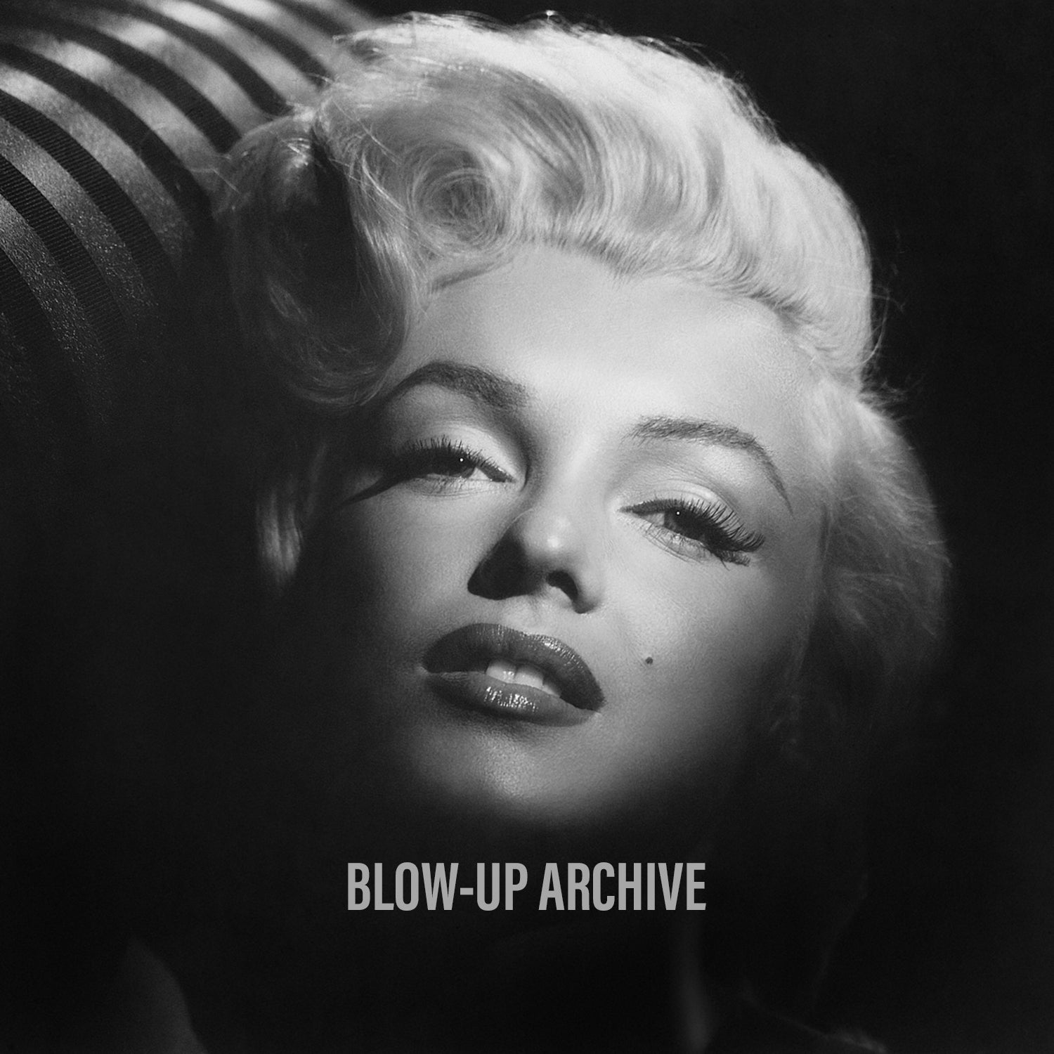 Marilyn Monroe: "Noir" -  30"x 30" Archival B+W Photograph (Framed) - Just Fabulous Palm Springs