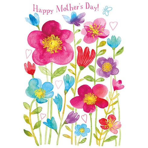 Flower Bed Mother's Day Greeting Card