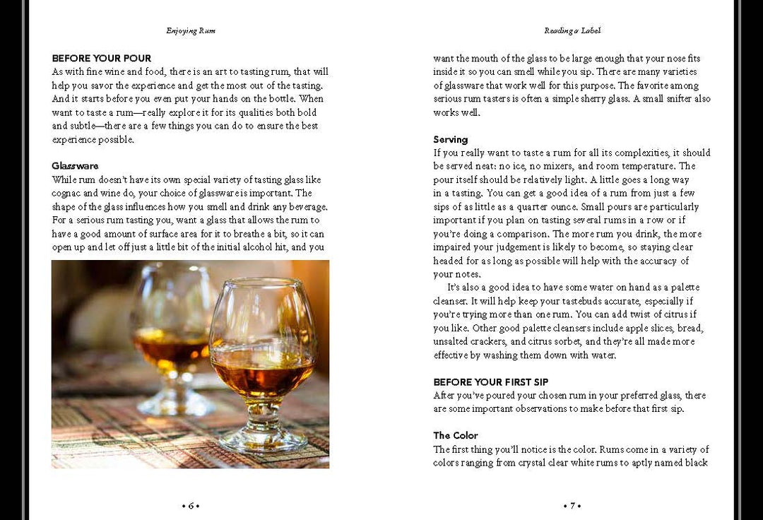Enjoying Rum: A Tasting Guide And Journal