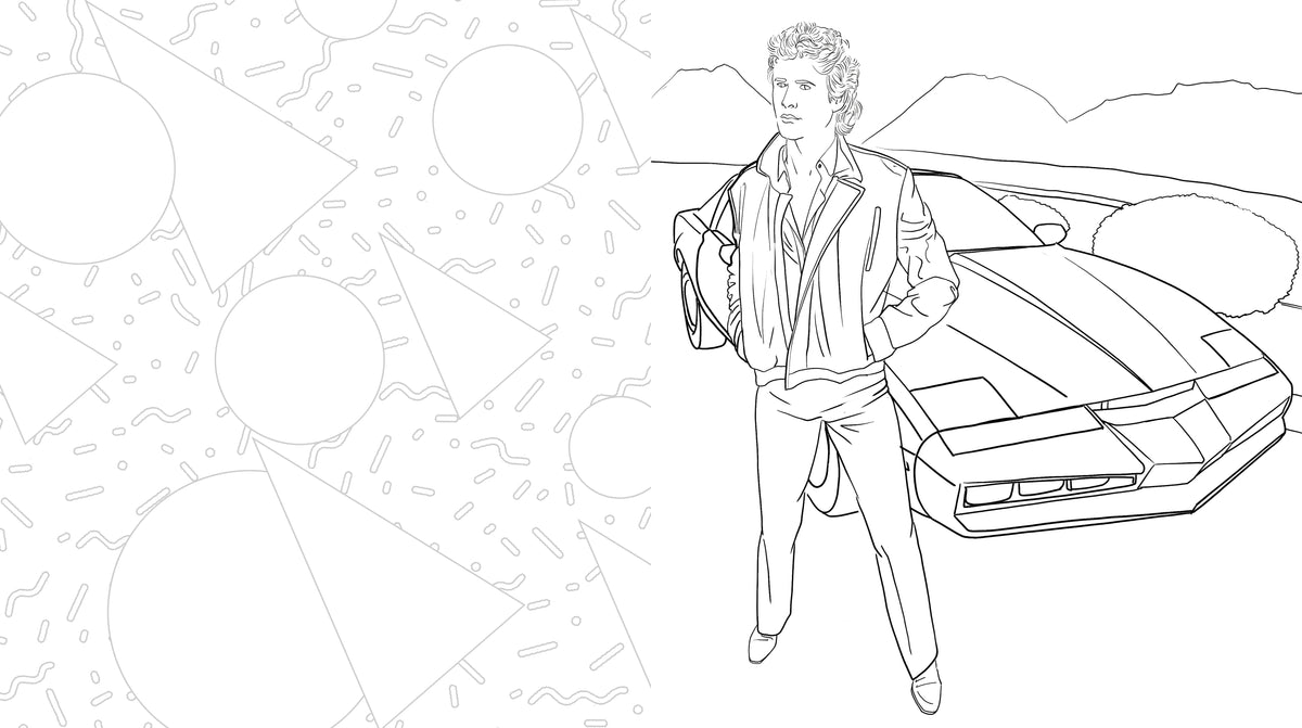 Best Of The '80s Coloring Book - Just Fabulous Palm Springs