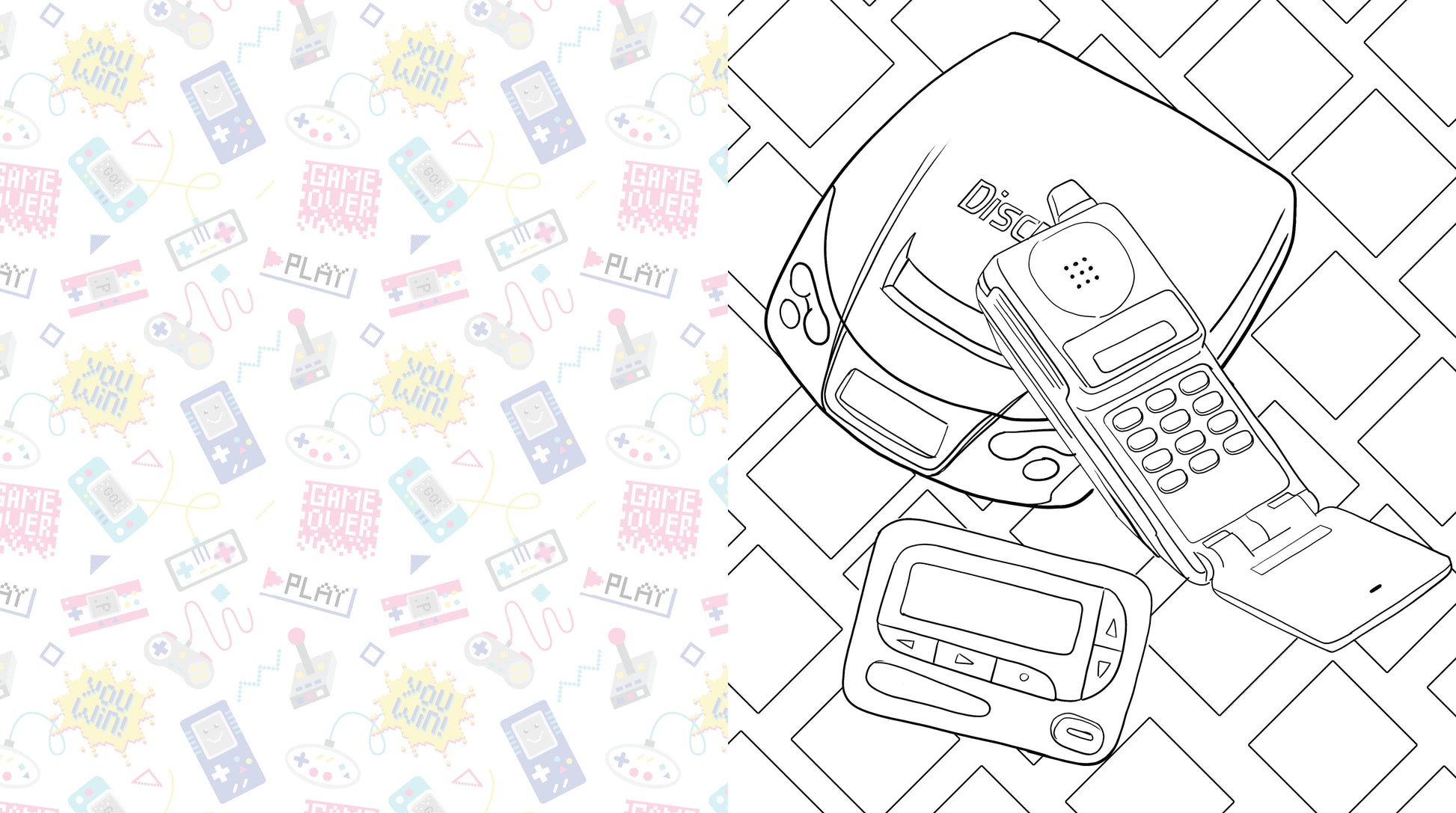 Best Of The '90s Coloring Book - Just Fabulous Palm Springs