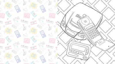 Best Of The '90s Coloring Book