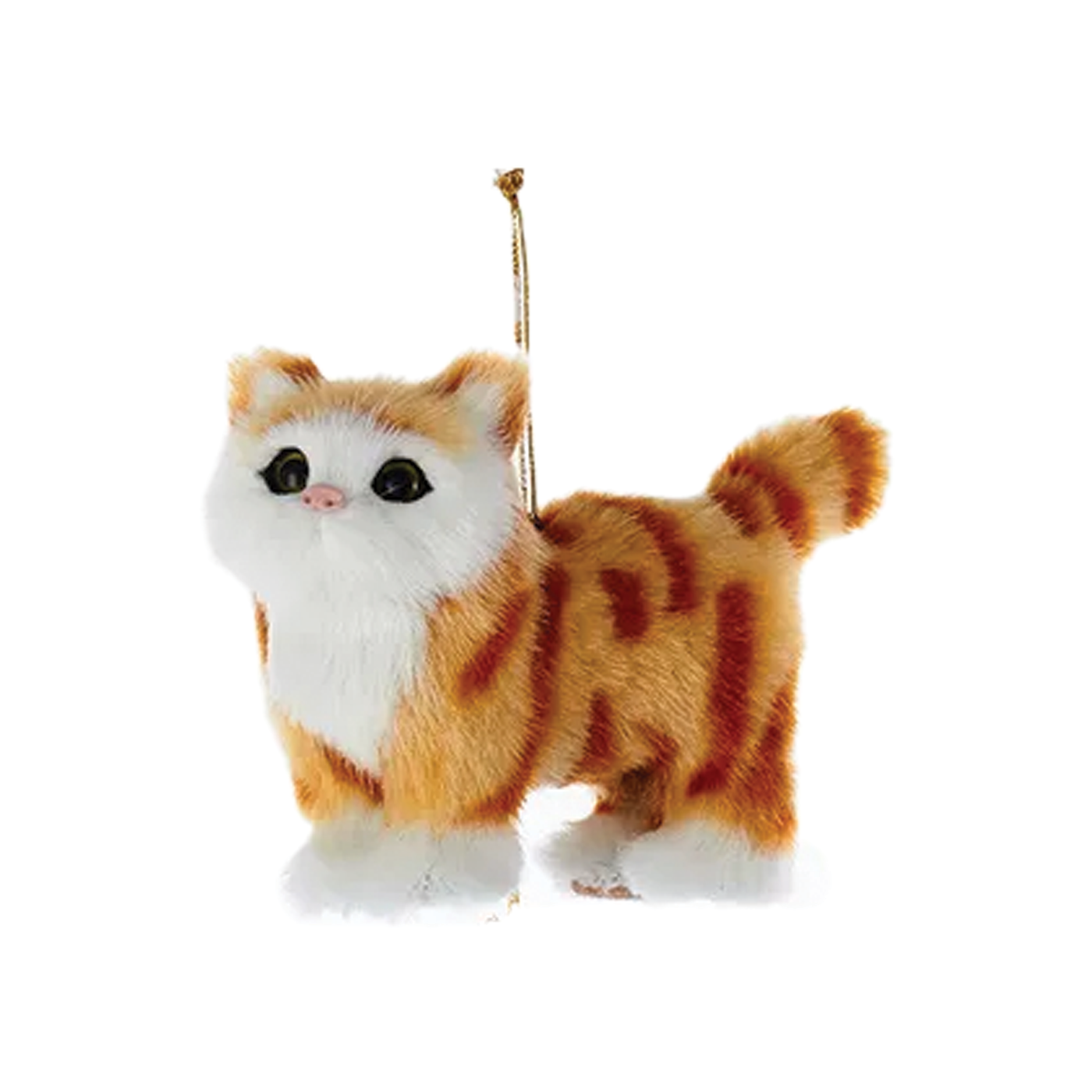 Cat Plush Ornament - Orange Tabby