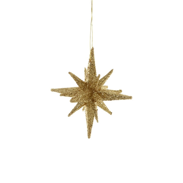 Vintage Starburst- Small Gold Ornament