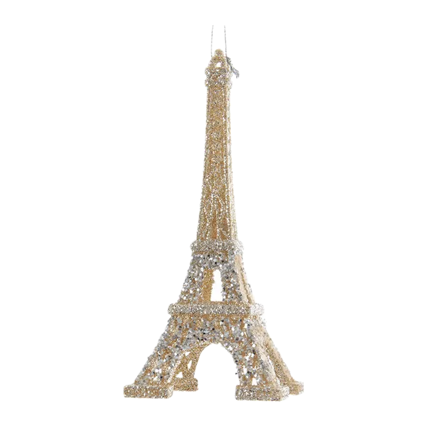 Eiffel Tower Ornament - Silver