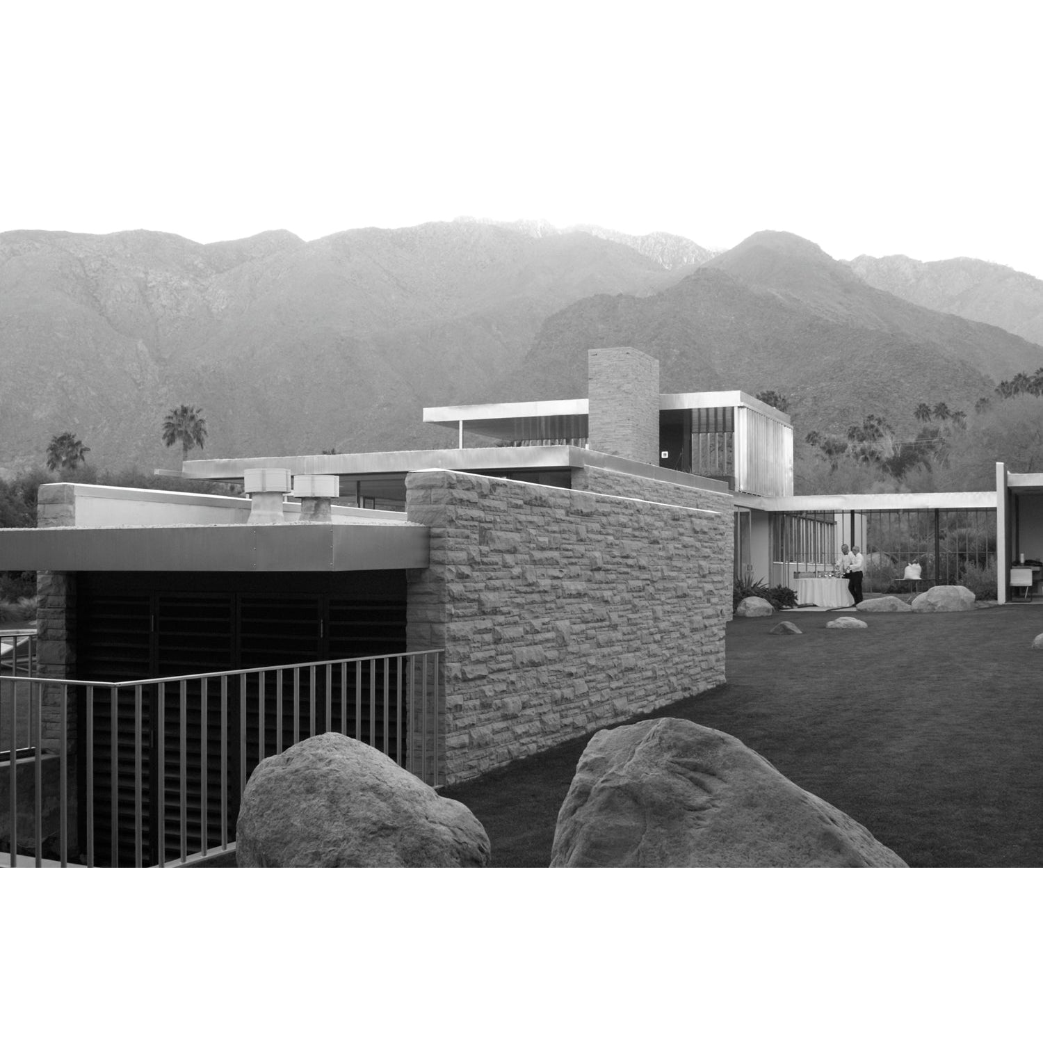 Historic Kaufmann House Greeting Card - Just Fabulous Palm Springs
