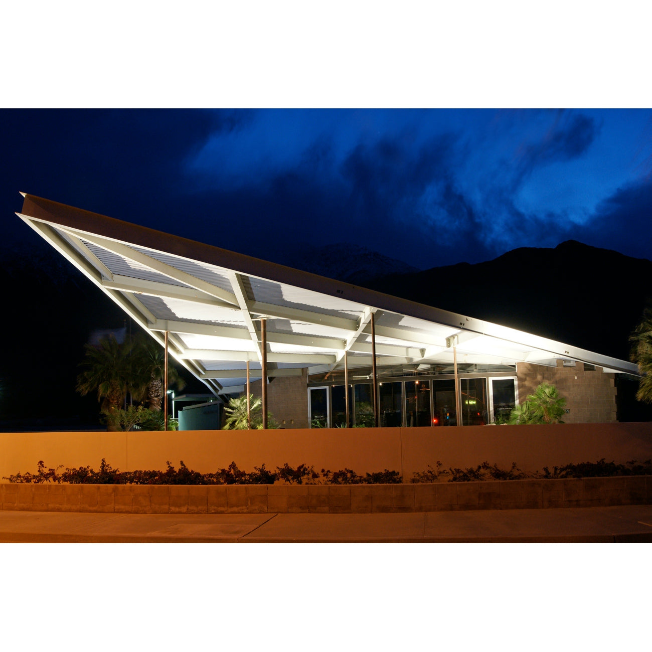 Palm Springs Visitors Center Color Greeting Card - Just Fabulous Palm Springs