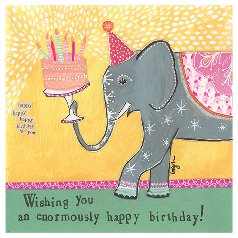 Enormously Happy Birthday Card