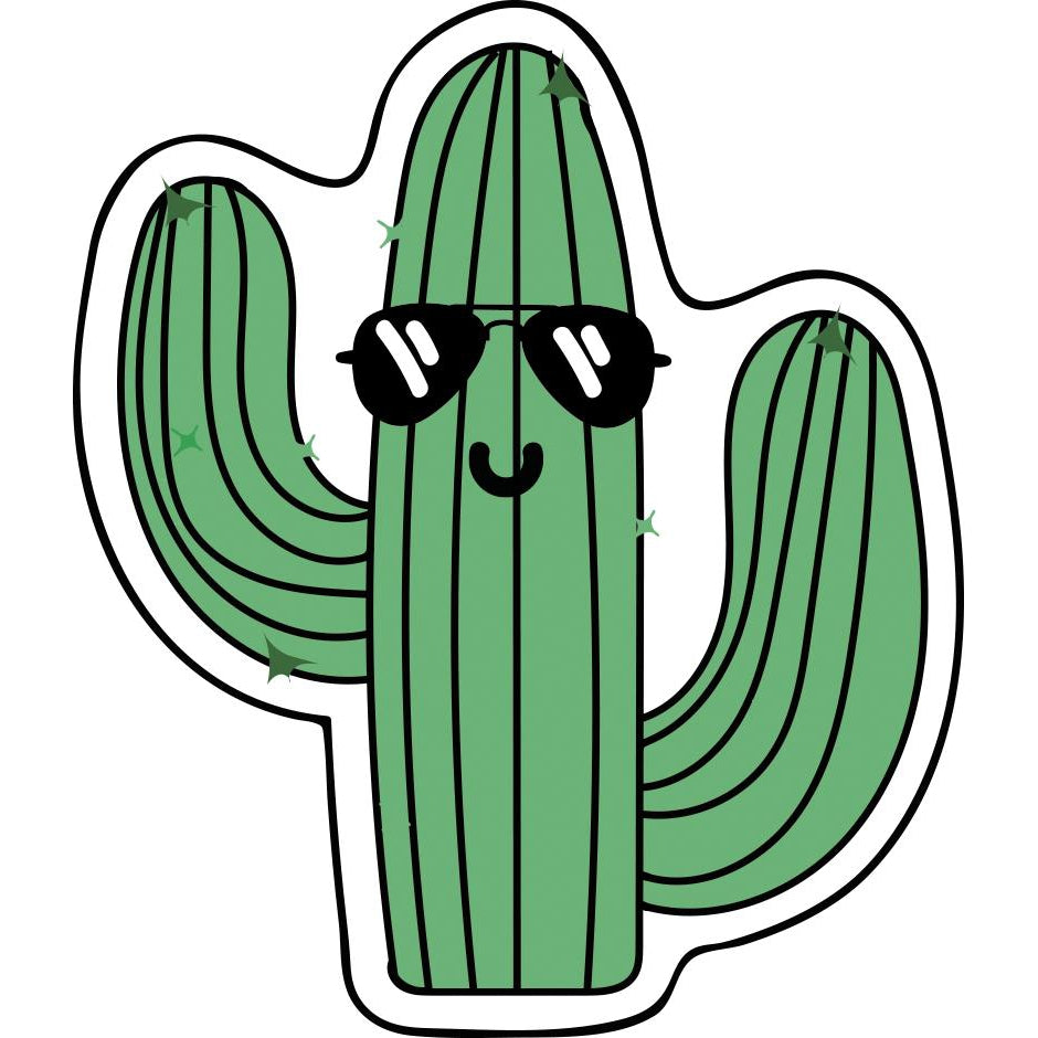 Sticker: Cactus - Just Fabulous Palm Springs
