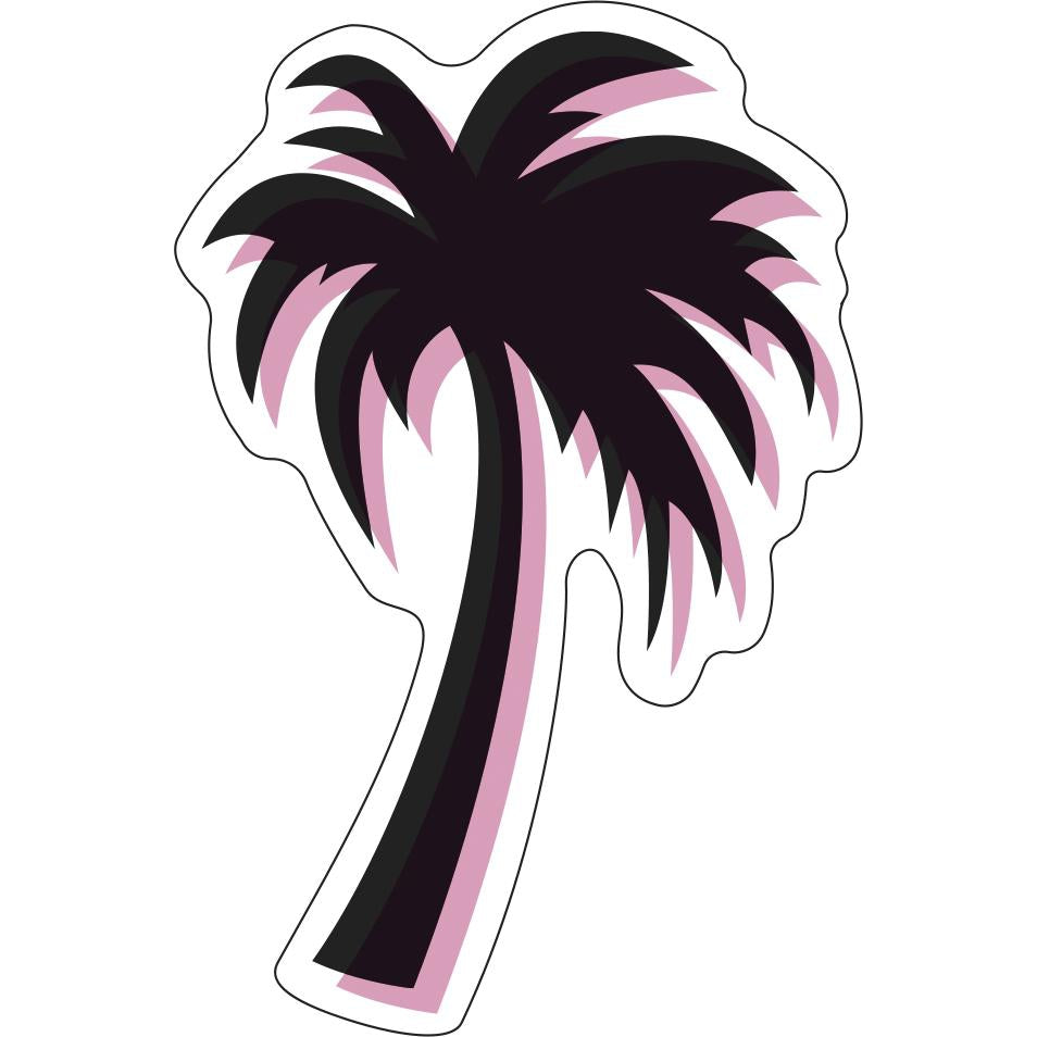 Sticker: Neon Palm Tree